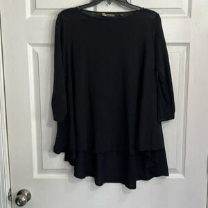 Serena Williams Signature long sleeve top - black - Size small